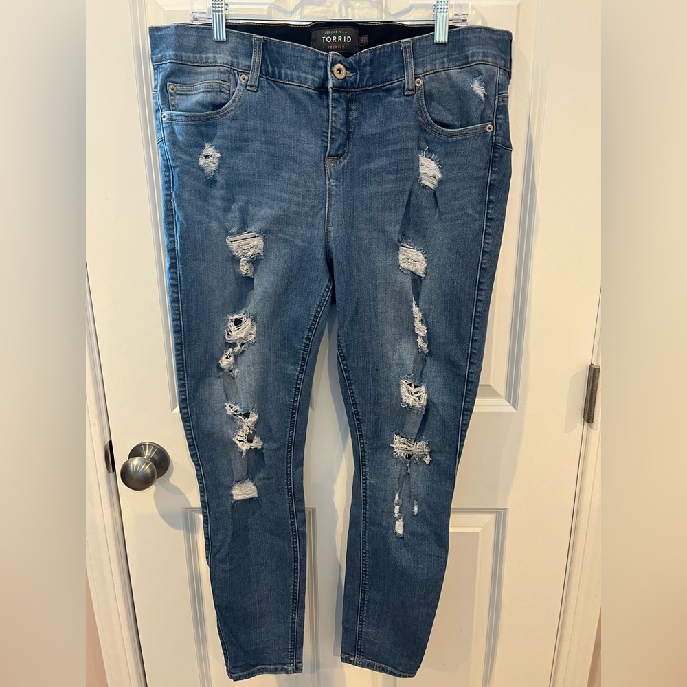 Torrid Classic Blue Straight Leg Jeans